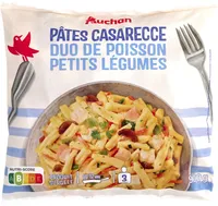 Pâtes casarecceduo de poissonpetits légumes