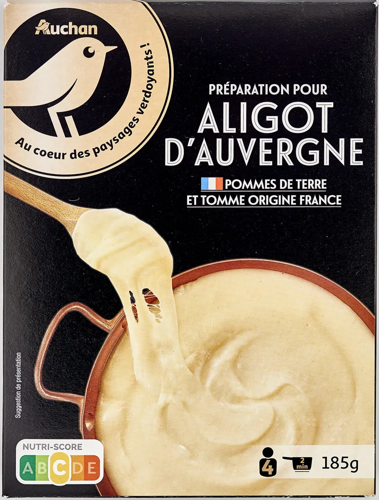 Préparation pour Aligot d'Auvergne