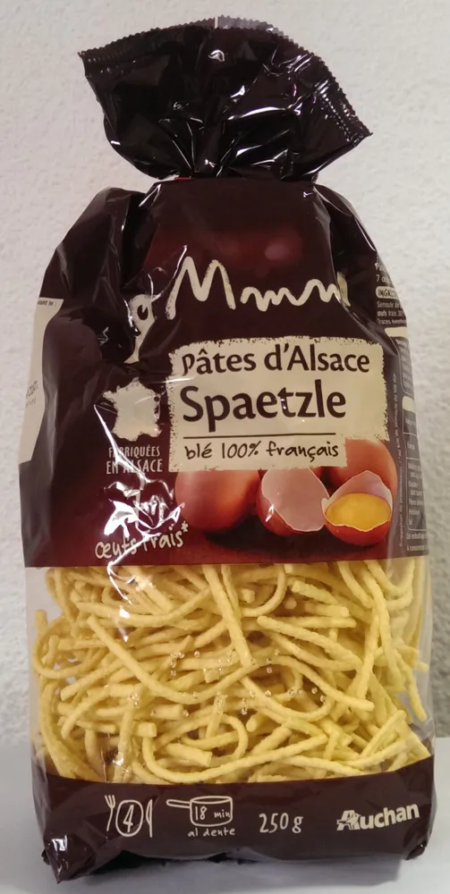 Spaetzle pâtes d'Alsace IGP aux 7 œufs frais