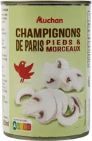 Champignons de Paris pieds et morceaux