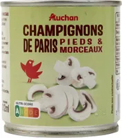 Champignons de Paris pieds et morceaux