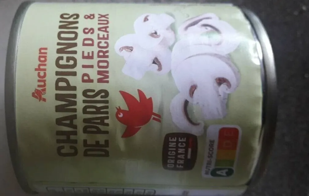 Champignons de Paris pieds et morceaux