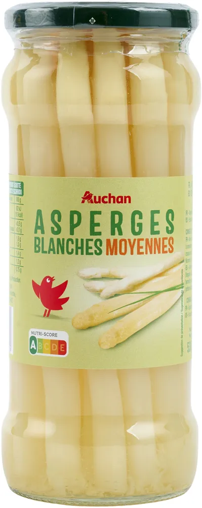Asperges blanches moyennes