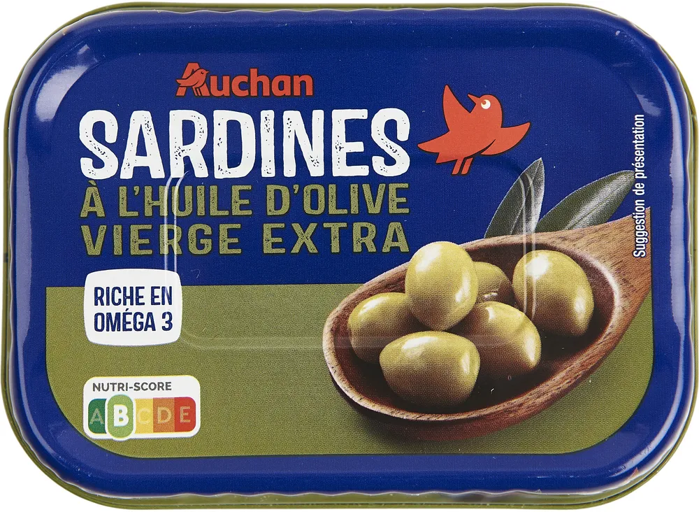 Sardines à l'huile d'olive vierge extra