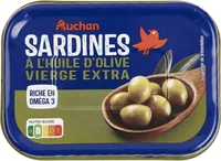 Sardines à l'huile d'olive vierge extra