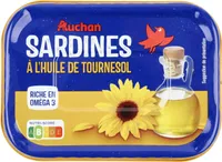 Sardines à l'huile de tournesol