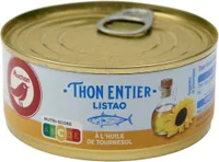 Thon LISTAO entier à l'huile de tournesol