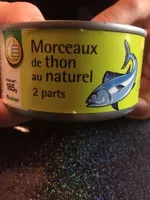 Morceaux de thon au naturel