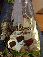 Papillotes lait et praliné