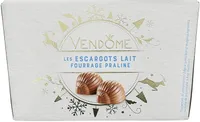 Les escargots lait fourrage praliné