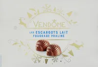 Les escargots lait fourrage praliné