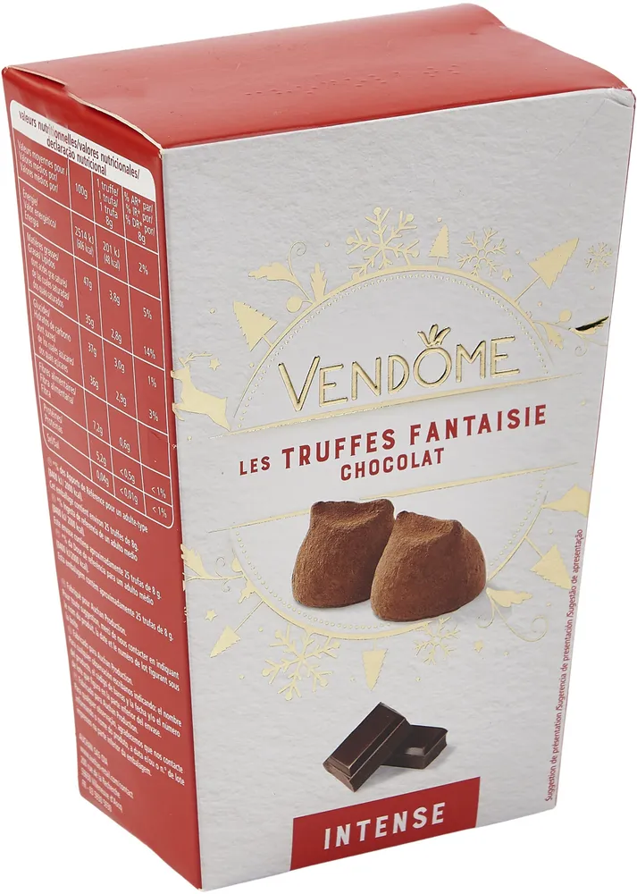 Les truffes fantaisie chocolat - intense