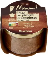 Pâté au piment d'Espelette en verrine - recette basque artisanale