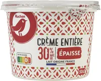 Crème entière épaisse30% Mat. Gr.