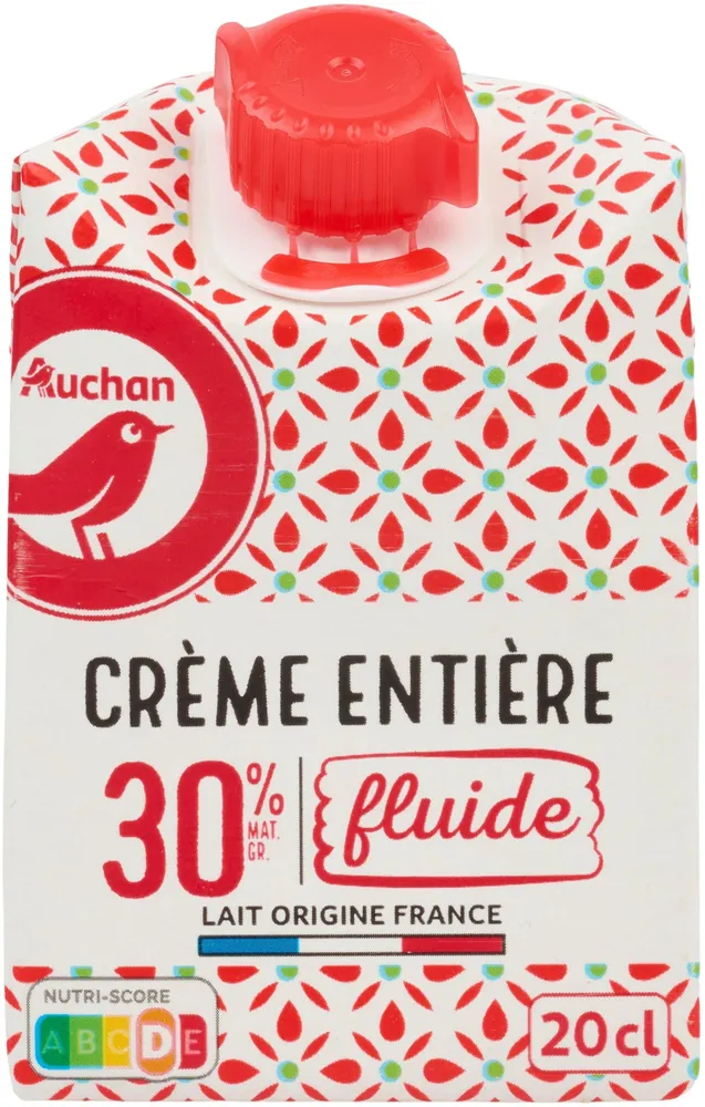 Crème entière fluide30% mat. gr.