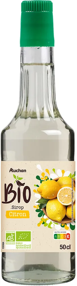 Sirop citron bio