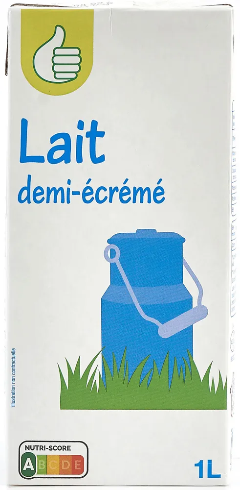 PouceLait demi-écrémé