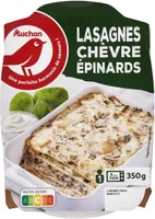 Lasagne chèvre épinards