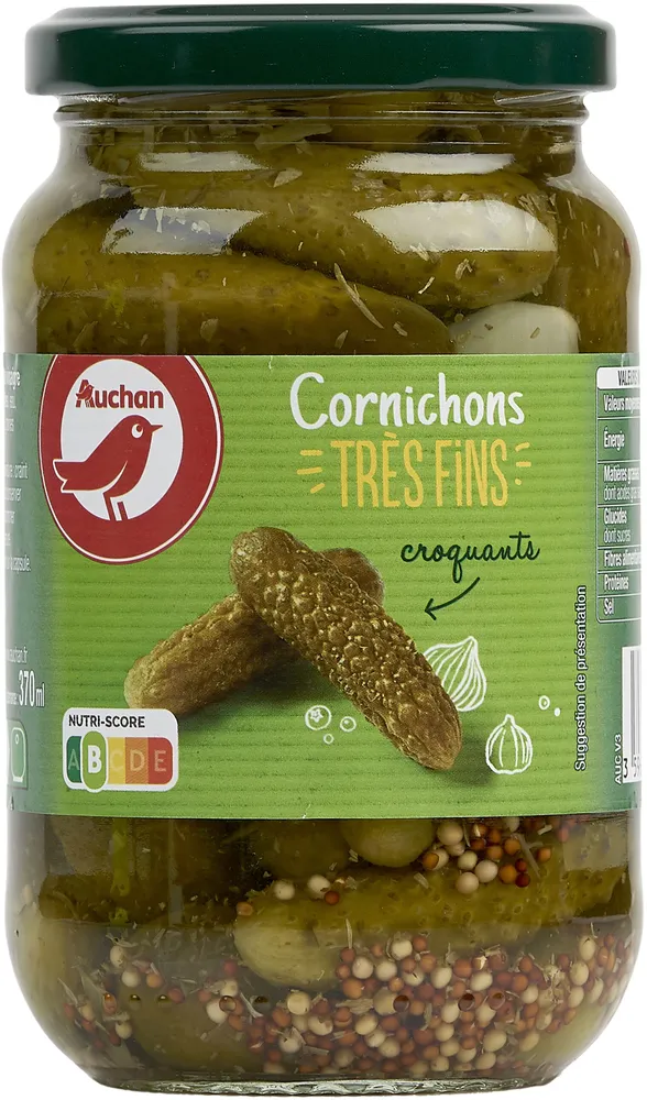 Cornichons très fins croquants