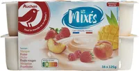 Les mixés6 saveurs : Mangue Fraise Pêche - Fruits rouges Nectarine Framboise