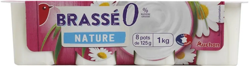 Brassé Nature0% MATIERE GRASSE