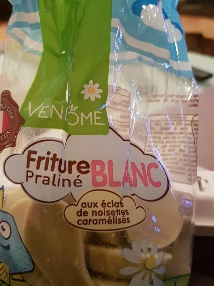 Friture praliné blanc