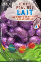 Œufs Pralinés Lait aux éclats de noisettes caramélisées