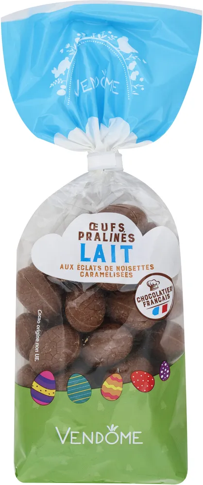 Œufs Pralinés Lait aux éclats de noisettes caramélisées