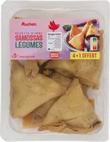 Recette d'indesamossas legumesx4 + 1 offert + 1 sauce