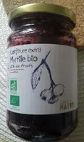 Confiture extra myrtille bio