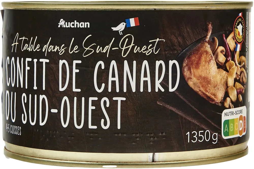 Confit de canard du Sud Ouest 4-5 cuisses
