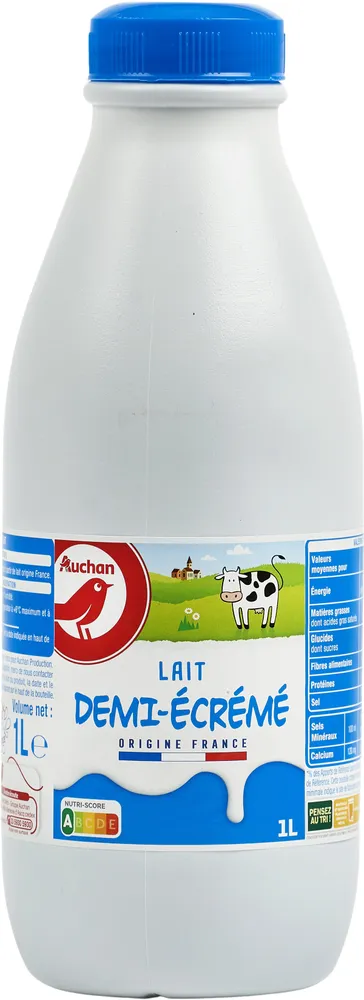 Lait demi écrémé