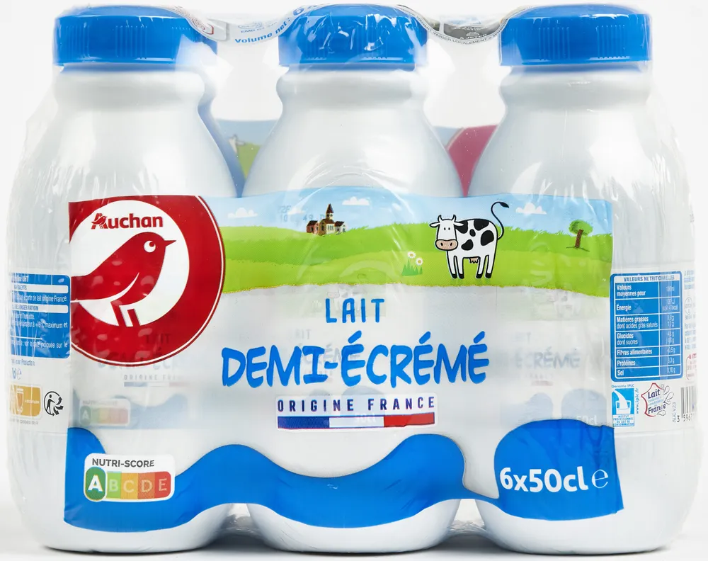 Lait demi-écrémé