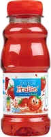 AUCHAN - Eau de source fraise - avec jus de fruits à base de concentrés