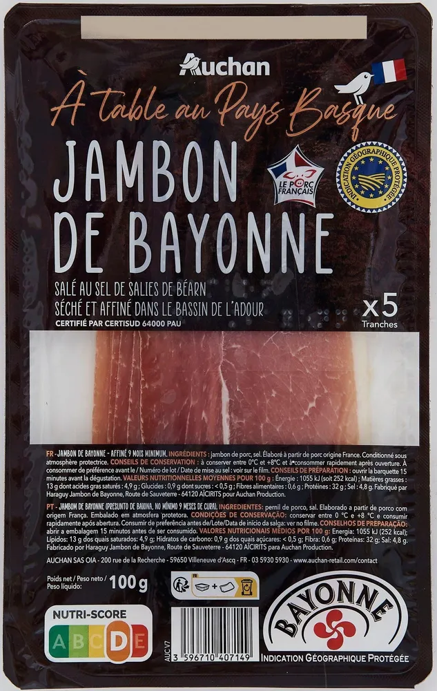 Jambon de bayonne