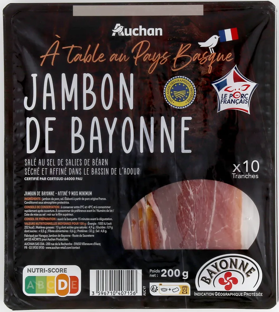 Jambon de bayonne