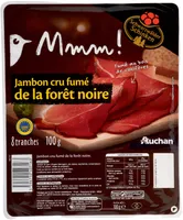 Jambon cru fumé de la forêt noire