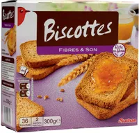 Biscottes à la farine complète