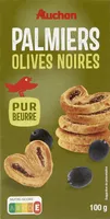 Palmiers pur beurre olives noires