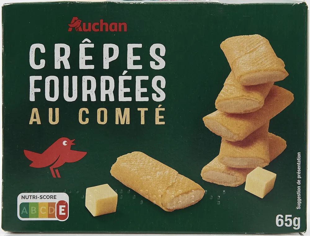 Crêpes fourrées au Comté