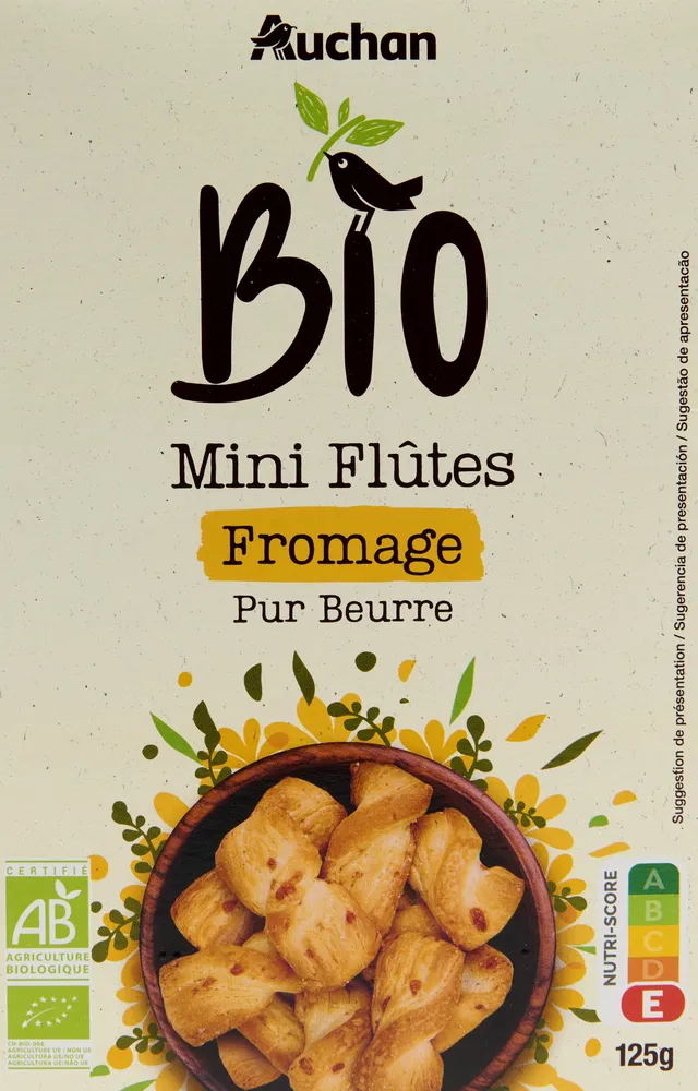 Mini Flûtes Fromage pur Beurre