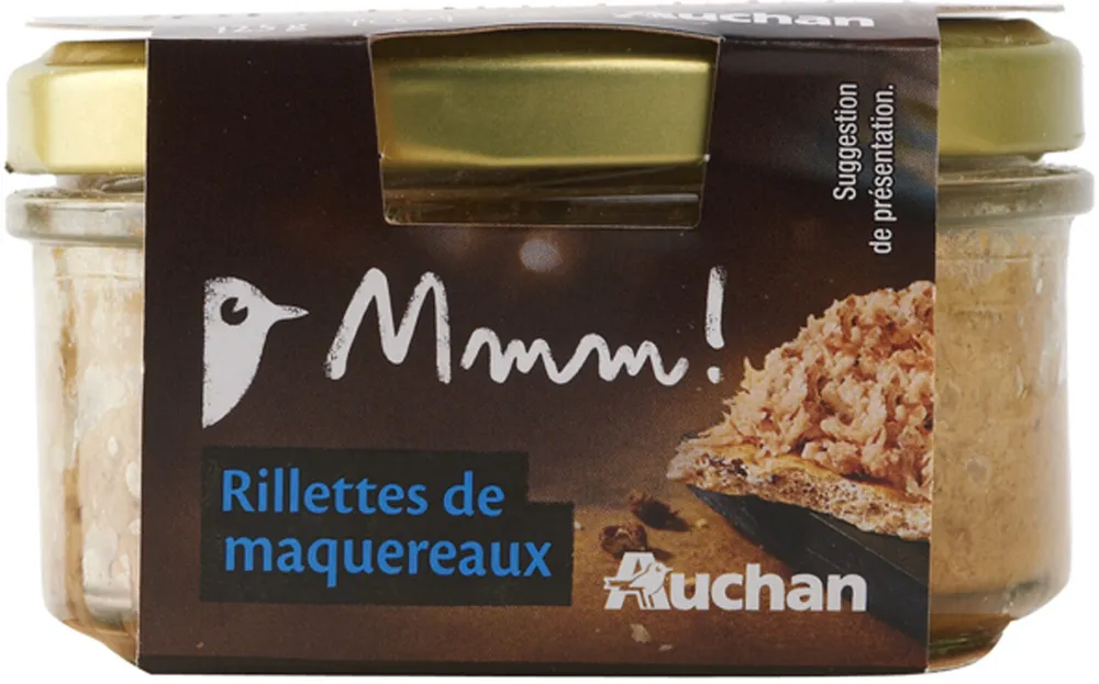 Rillettes de maquereaux préparées en BretagneAstuce sur le facing : à déguster frais