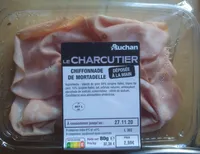 Chiffonnade de mortadelle