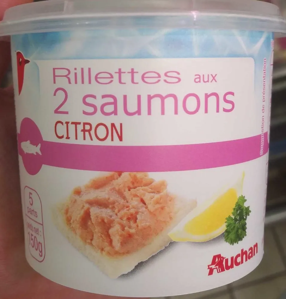 Rillettes aux 2 saumons Citron