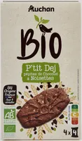 P'tit dej pépites de chocolat et noisettes