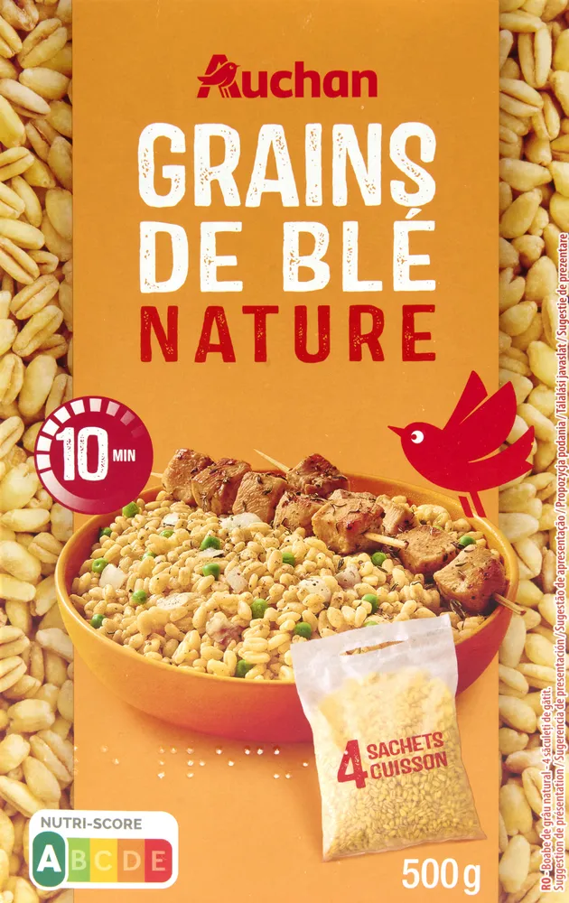 Grains de blé nature 10 min
