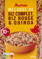 Mélange de riz complet, riz rouge et quinoa