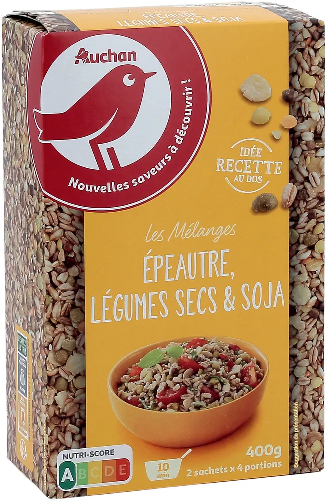 Epeautre, légumes secs, soja