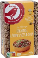Epeautre, légumes secs, soja
