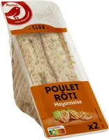 Pain de mie completPoulet rôtiMayonnaise